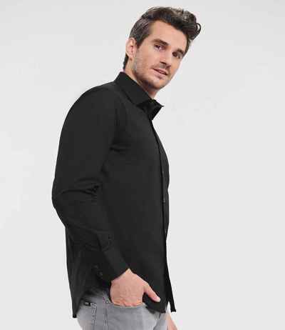 Russell Athletic Collection Long Sleeve Easy Care Fitted Shirt