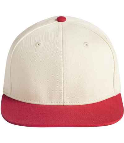 Beechfield Contrast Flat Peak 6 Panel Cap