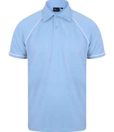 Finden + Hales Performance Piped Polo Shirt