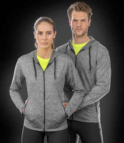 Spiro Ladies Hooded T-Shirt Jacket