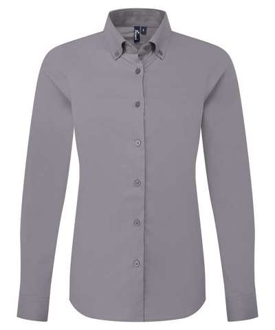 Ladies Supreme Long Sleeve Oxford Shirt