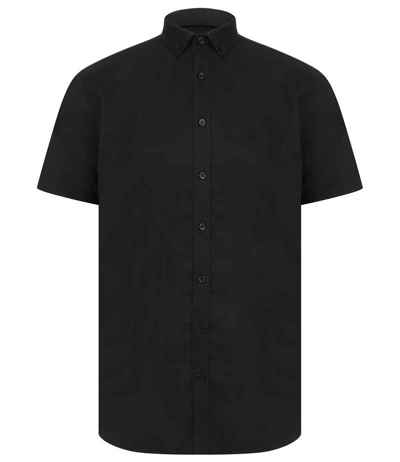 Henbury Modern Short Sleeve Regular Fit Oxford Shirt