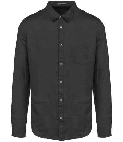 Spasso Long Sleeve Linen Shirt