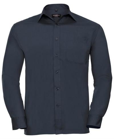 Men's Long Sleeve Easy Care Poplin Shirt