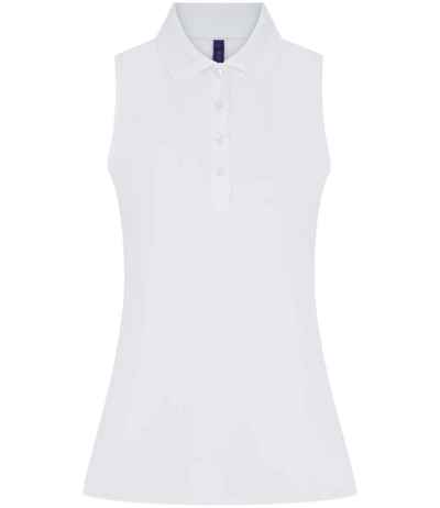Henbury Ladies Sleeveless Coolplus® Polo Shirt