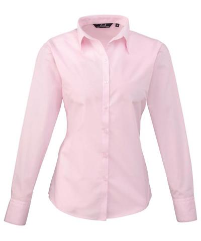 Women's Poplin Long Sleeve Blouse
