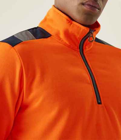 Regatta High Visibility Pro 1/4 Zip Sweatshirt