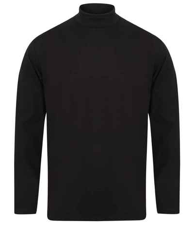 Henbury Long Sleeve Roll Neck Top