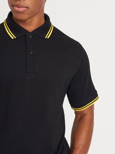 AWDis Stretch Tipped Piqué Polo Shirt