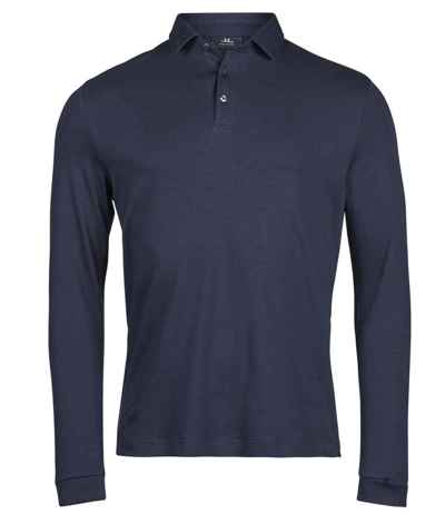 Tee Jays Pima Cotton Long Sleeve Polo Shirt