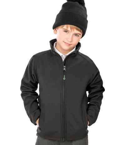 Result Recycled Kids Two Layer Printable Soft Shell Jacket