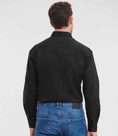 Russell Athletic Collection Long Sleeve Easy Care Oxford Shirt