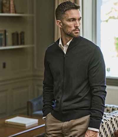 Tee Jays Knitted Full Zip Sweater