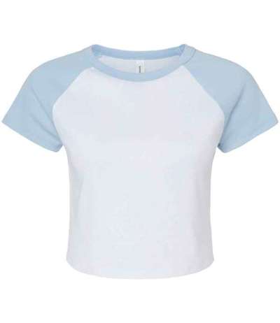 Ladies Micro Rib Raglan T shirt