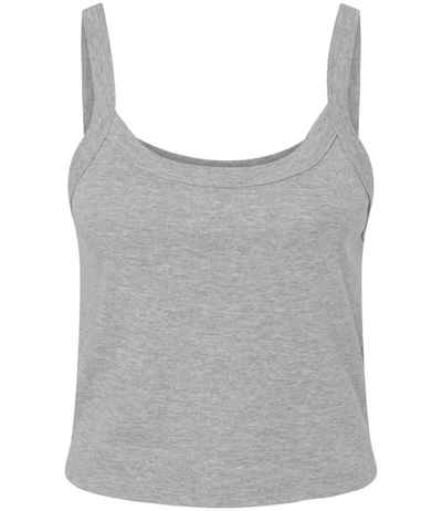 Bella Ladies Micro Rib Spaghetti Strap Tank Top