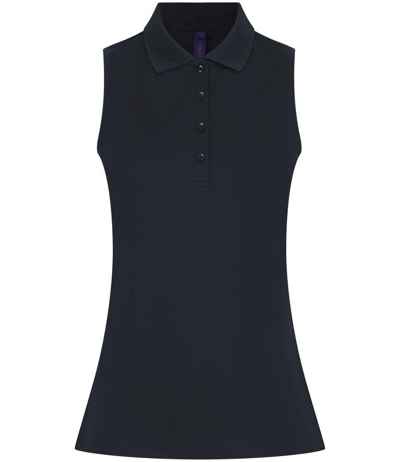 Henbury Ladies Sleeveless Coolplus® Polo Shirt