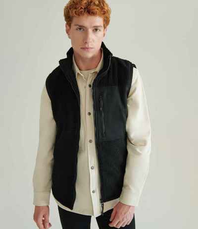 Front Row Recycled Sherpa Gilet