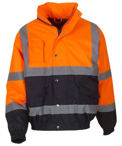 Hi Vis Two Tone Bomber Jacket