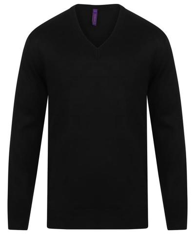 Mens Cashmere V Neck Jumper