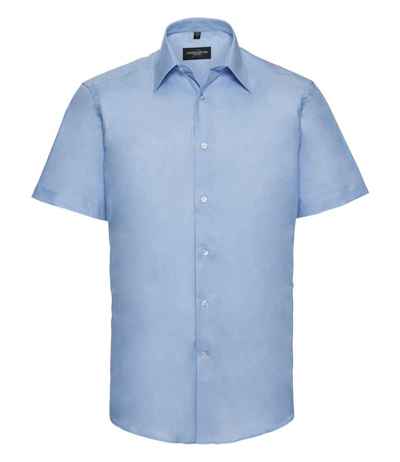 Russell Athletic Collection Short Sleeve Tailored Oxford Shirt