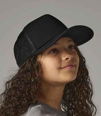 Beechfield Kids Vintage Snapback Trucker Cap
