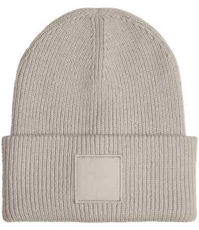 Beechfield Deep Cuff Tonal Patch Beanie