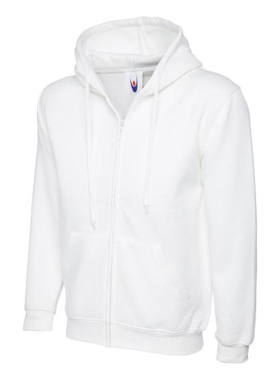 Adults Classic Fill Zip Hooded Sweatshirt