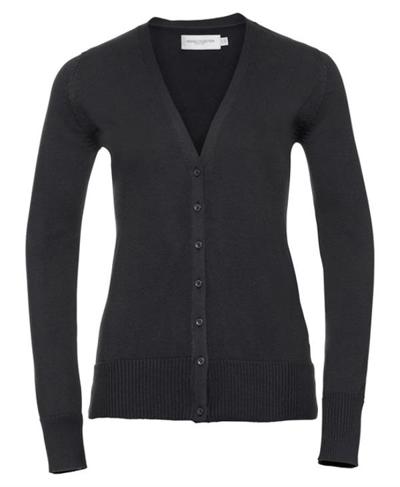 Ladies' V Neck Knitted Cardigan