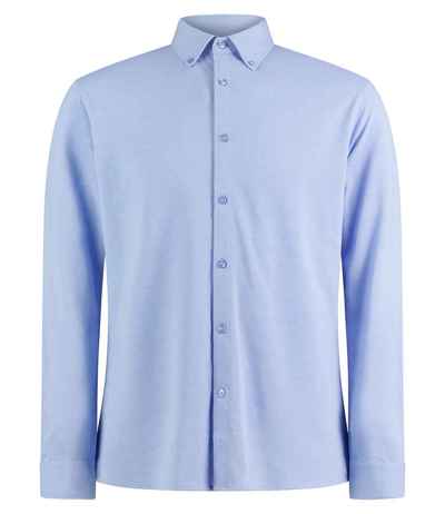 Kustom Kit Long Sleeve Superwash® 60°C Piqué Shirt