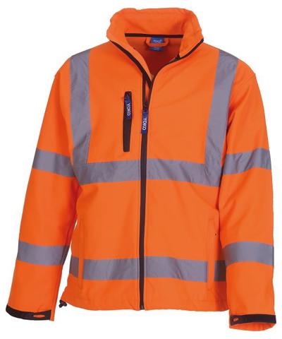 Yoko Hi Vis Softshell Jacket