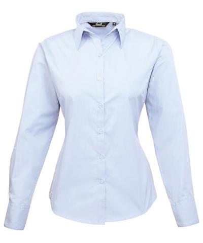 Women's Poplin Long Sleeve Blouse