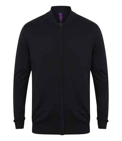 Henbury Unisex Zip Through Cardigan