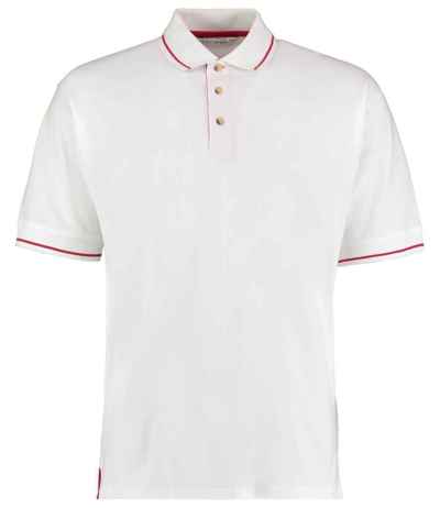 Kustom Kit St Mellion Tipped Cotton Piqué Polo Shirt