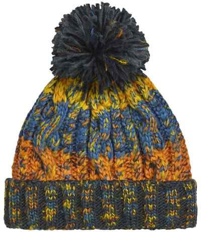 Beechfield Corkscrew Pom Pom Beanie