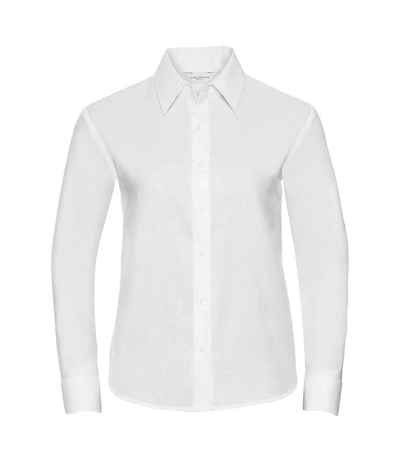 Russell Athletic Collection Ladies Long Sleeve Easy Care Oxford Shirt