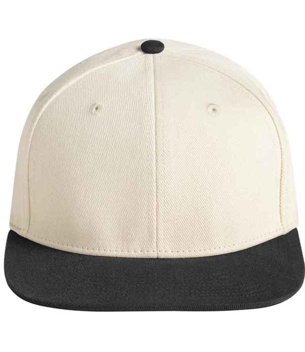 Beechfield Contrast Flat Peak 6 Panel Cap