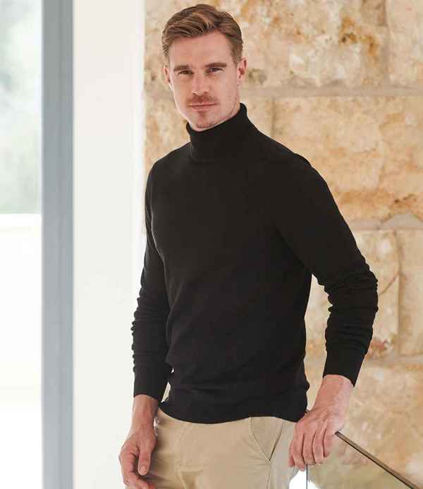 Henbury Roll Neck Sweater