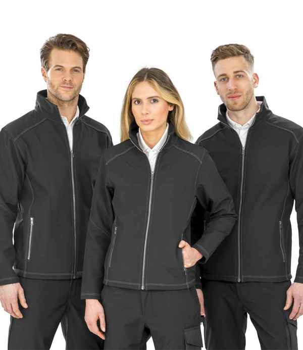 Result Work-Guard Ladies Treble Stitch Soft Shell Jacket