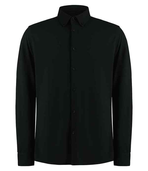 Kustom Kit Long Sleeve Superwash® 60°C Piqué Shirt