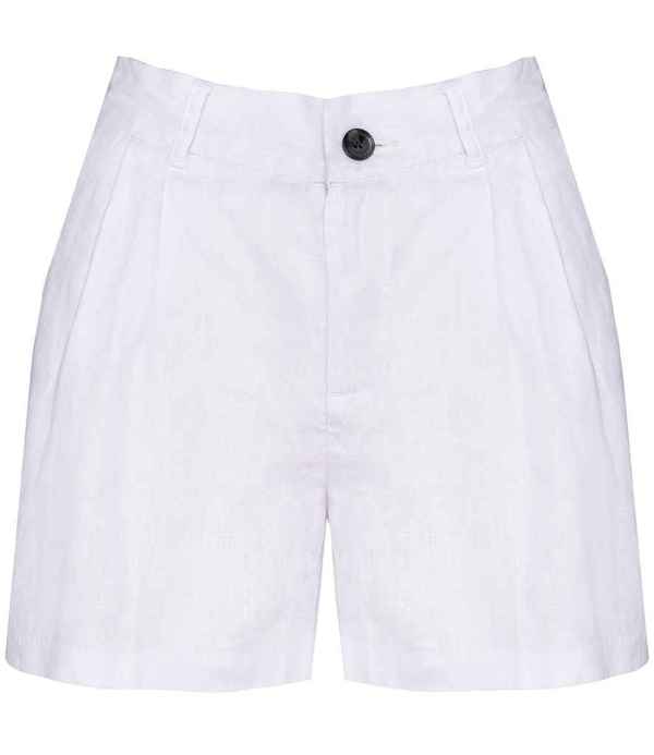 Spasso Ladies Linen Bermuda Shorts