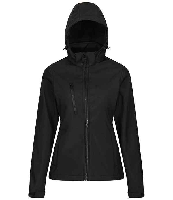 Regatta Ladies Venturer Three Layer Hooded Soft Shell Jacket