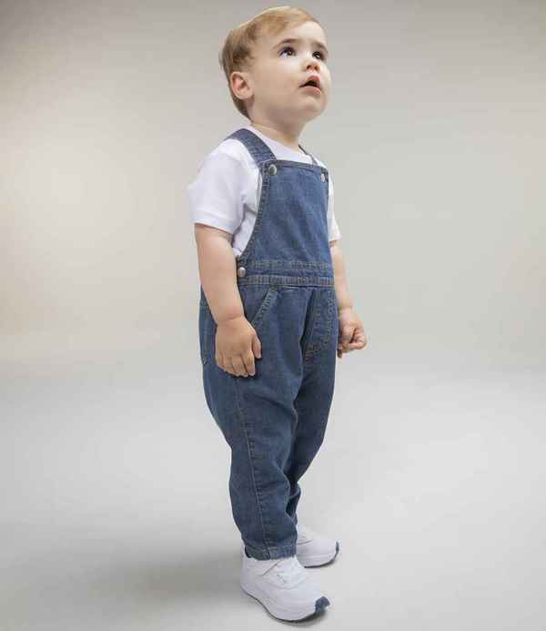 Larkwood Kids Denim Dungarees