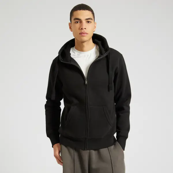 Peach Finish Zip Hoodie