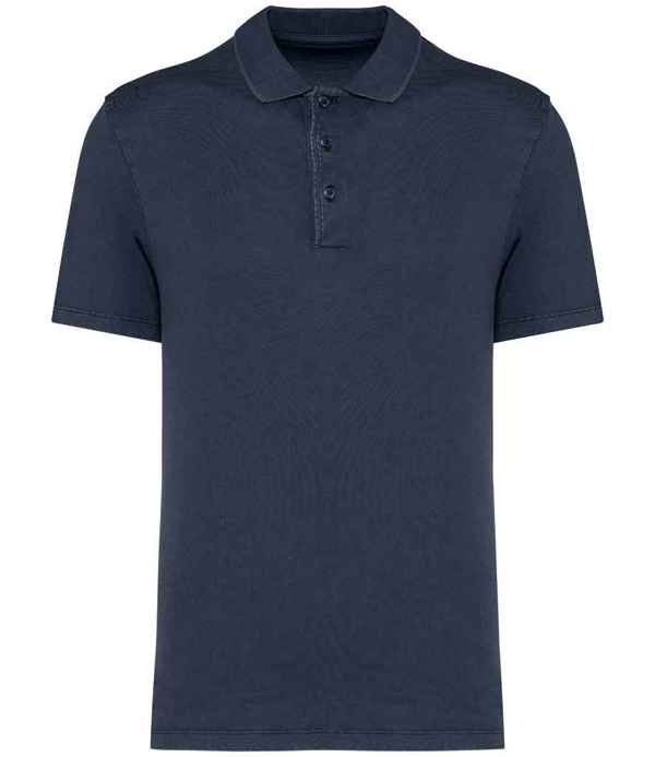 Native Spirit Washed Jersey Polo Shirt
