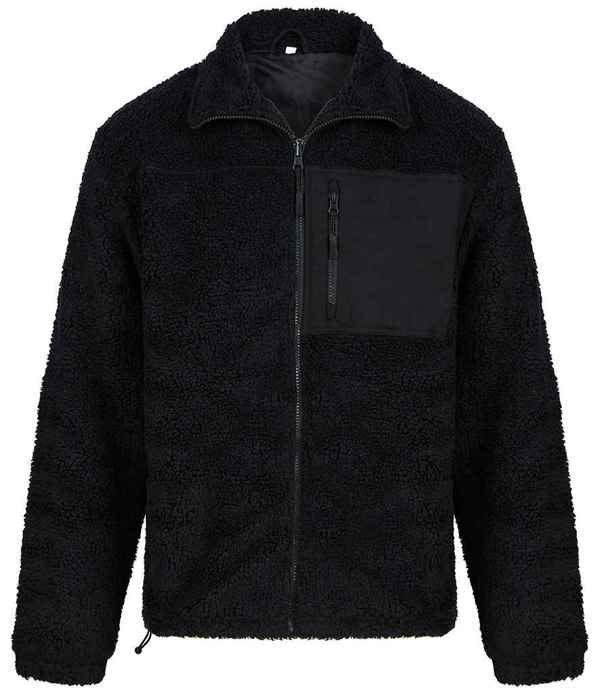 Front Row Recycled Sherpa Fleece Jacket