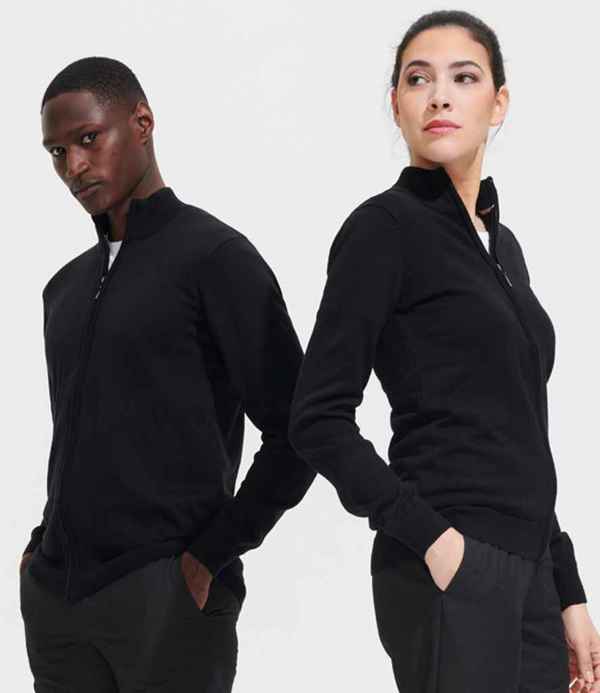 SOL'S Gordon Full Zip Cotton Acrylic Cardigan