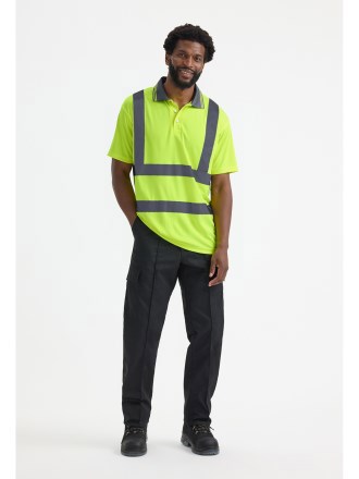 Hi Vis Short Sleeve Polo Shirt
