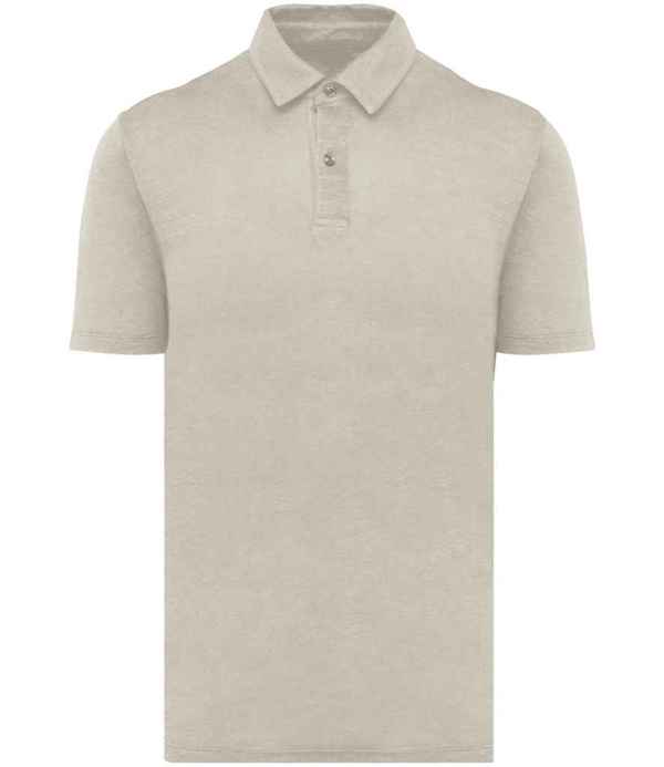 Spasso Knitted Linen Polo Shirt