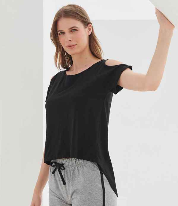 SF Clothing Ladies Drop Tail T-Shirt