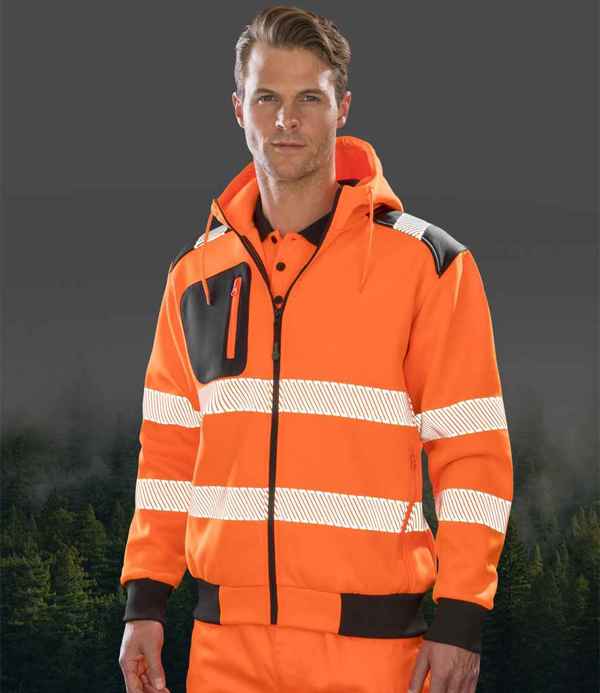 Result Recycled Safety Zip Hoodie